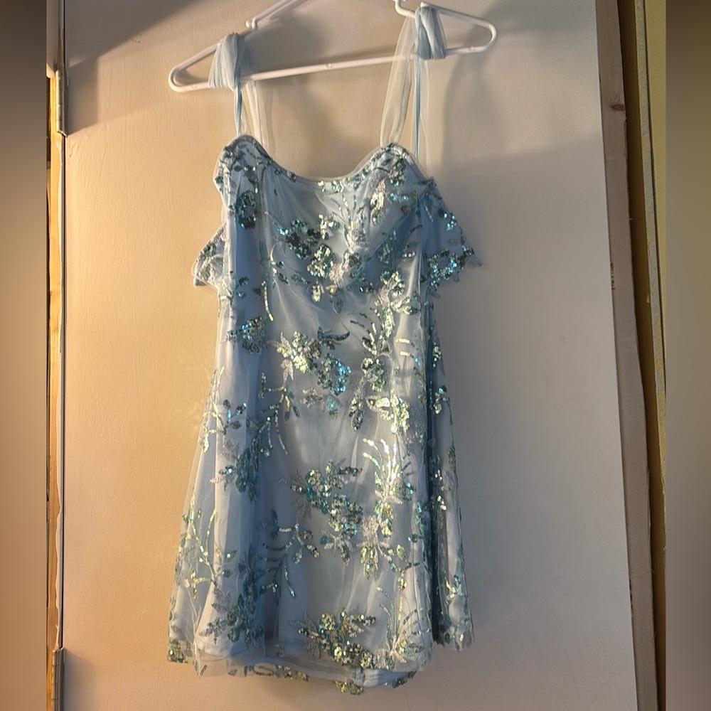 Blue hoco dress